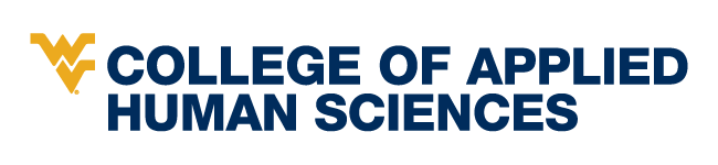 WVU College of Applied Human Sciences Wordmark on a white background